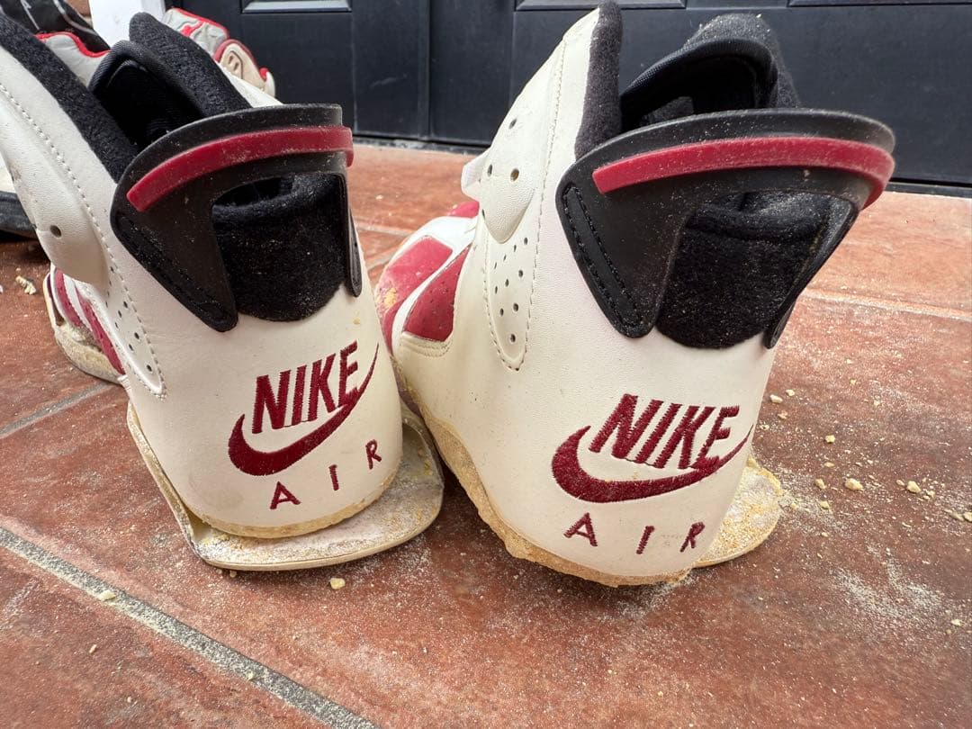 エア ジョーダン6 カーマイン　910810 加水分解　韓国製