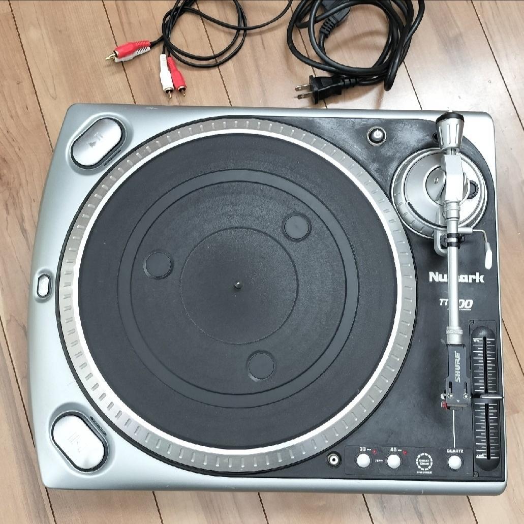 NumarkTT200 ターンテーブルRCAケーブルニュマークレコードプレーヤー