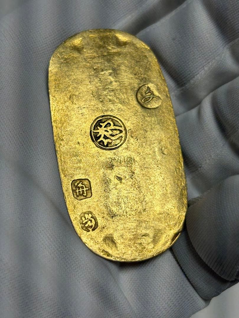 文政小判金、草文小判、本物、古銭、貨幣、金貨