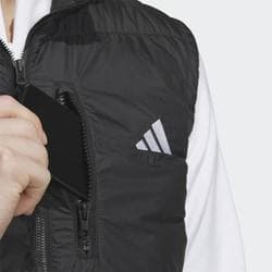 M アディダス ゴルフ リップストップ フルジップ ダウンベスト HZ6067