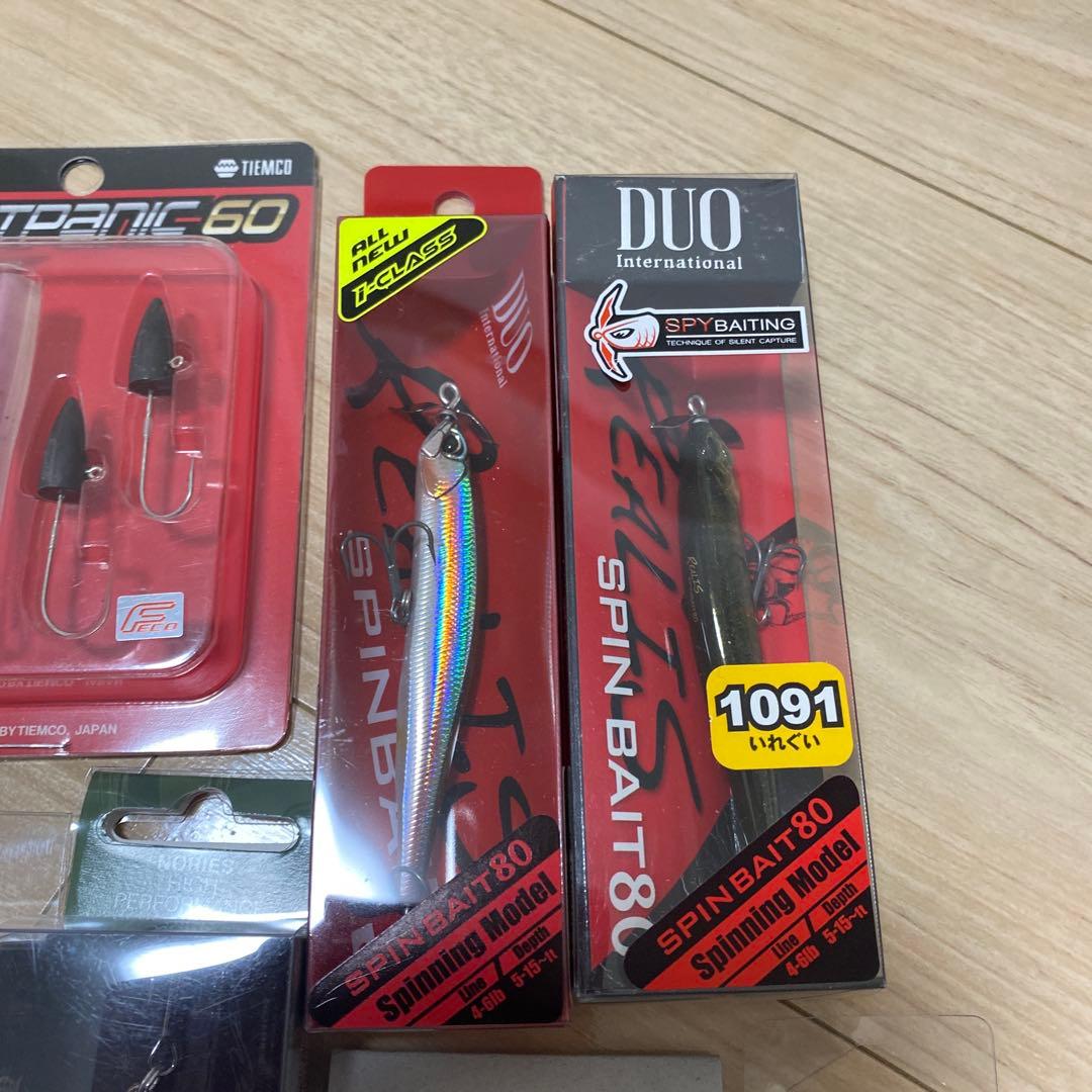 ハードルアーお得セット、マルノミフラット　スピンベイト　ポップ Xなど