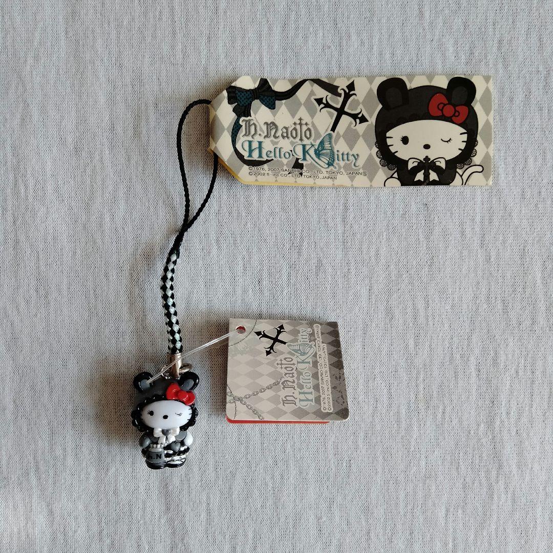 h.naotoパンクバージョン、限定キティ根付ストラップ、2個セット