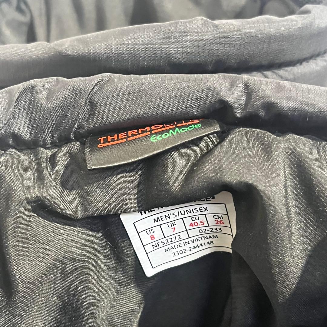 A/W ノースフェイス ヌプシ スノーブーツ ブラック 26cm