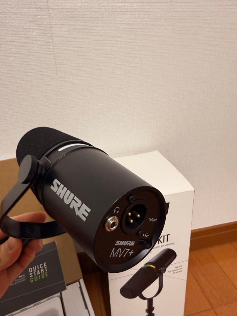 配信機器・PA機器・レコーディング機器 SHURE MV7+ PODCAST KIT