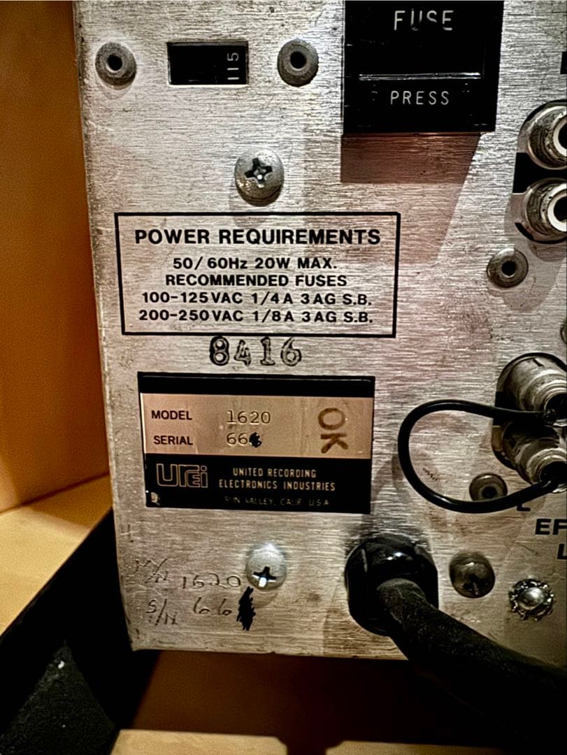オリジナルUrei1620 DJミキサー