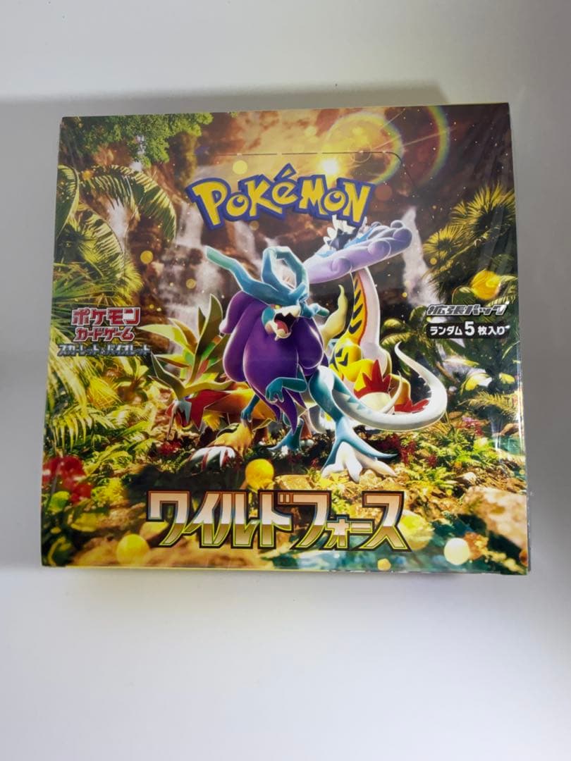 【新品未開封】ポケモンカード　ワイルドフォース 1BOX シュリンク付き