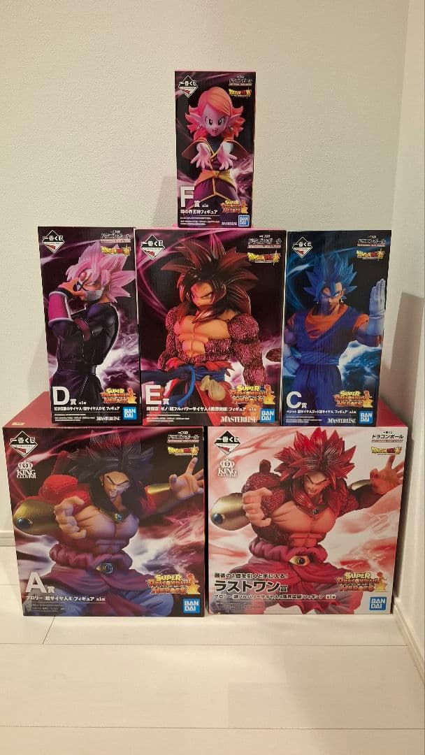 新品未開封　ドラゴンボール　一番くじ　ヒーローズ　６体セット