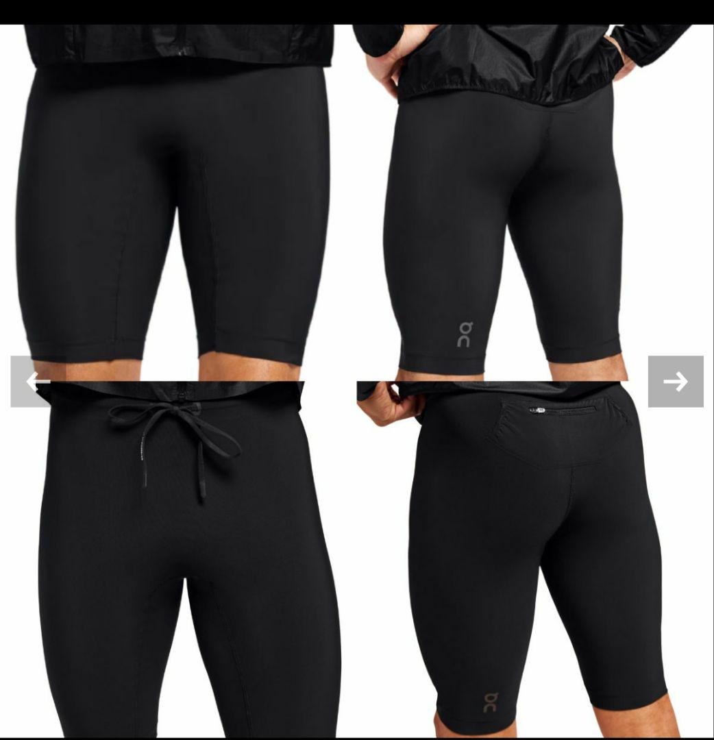 オン　On　Race Tights Half　ブラック　XS　メンズ