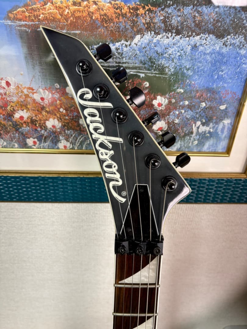 Jackson レフティ　左用　エレキギター 青 ギターケース付き　ジャクソン