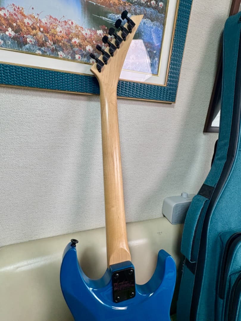 Jackson レフティ　左用　エレキギター 青 ギターケース付き　ジャクソン