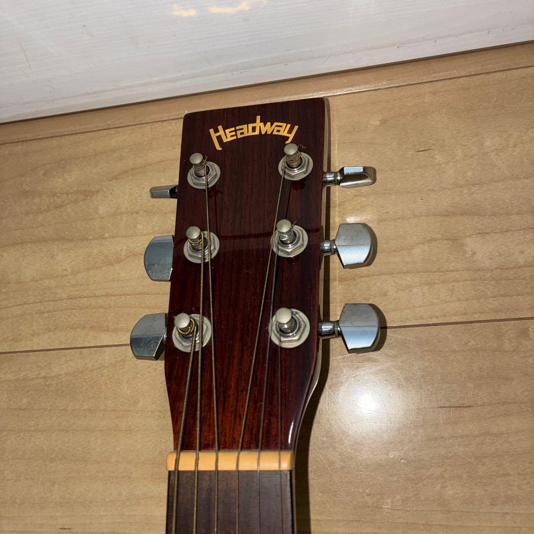 美品　HCF-18 ヘッドウェイ　アコースティックギター　サンバースト