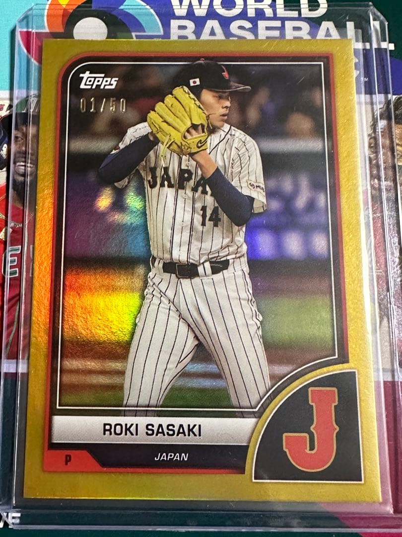 2023 topps WBC 佐々木朗希　1/50