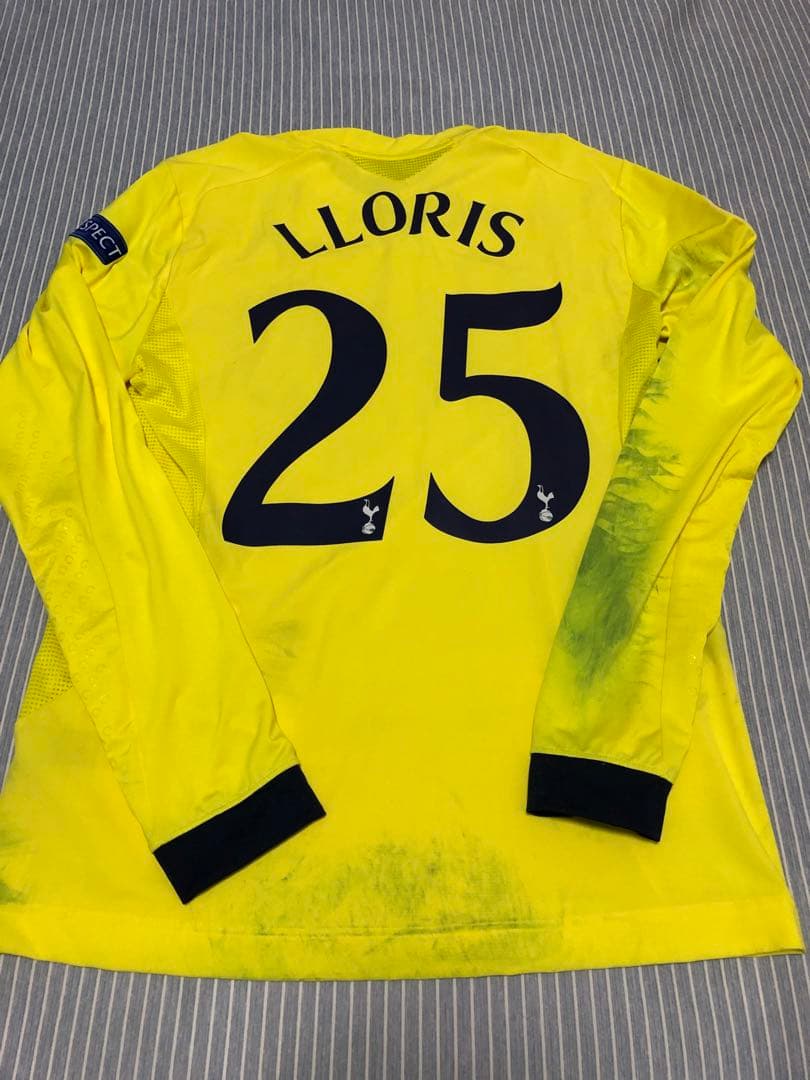 12 13 EL トッテナム　長袖　ユーゴ　ヨリス　ラツィオ戦実使用