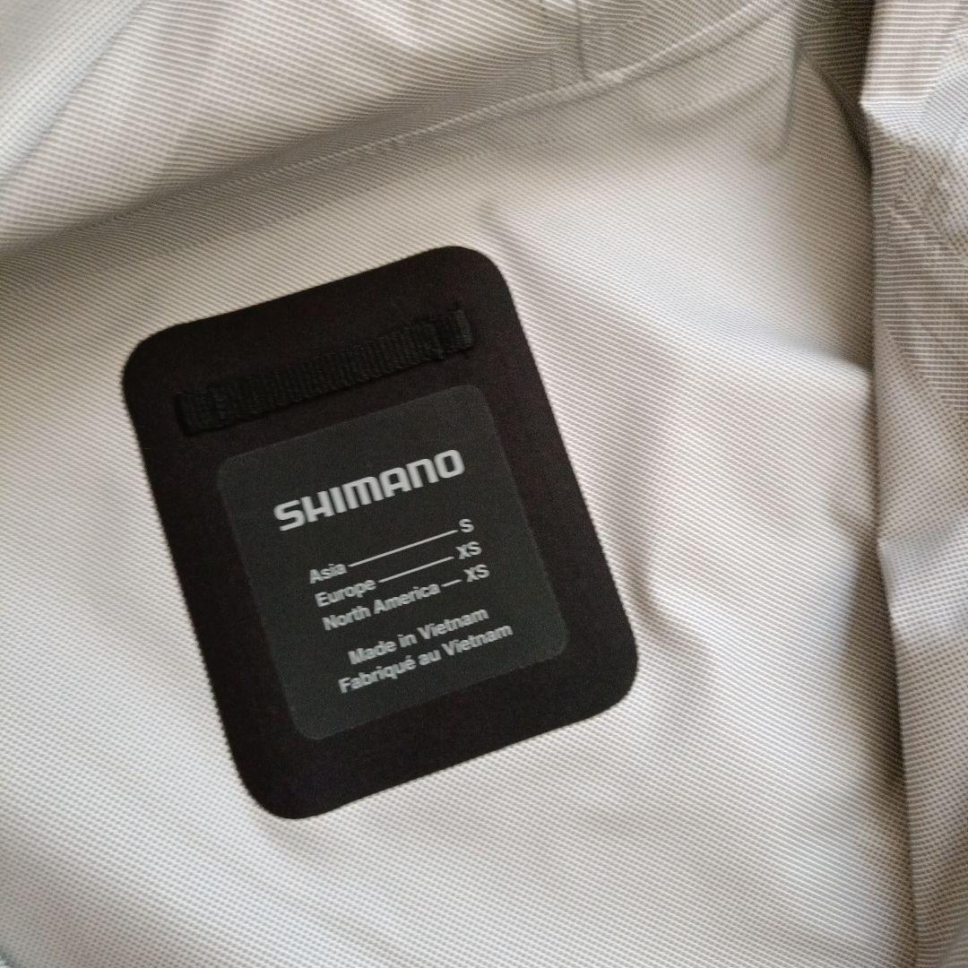 シマノ　RA-500V ブラックSサイズ　ベーシックフィッシングレインスーツ　黒