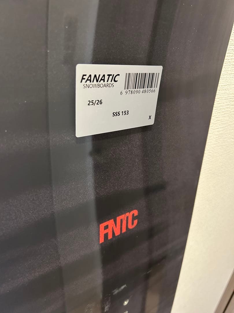 スノーボード板153cm FNTC SSS 25-26 ダブルキャンバー