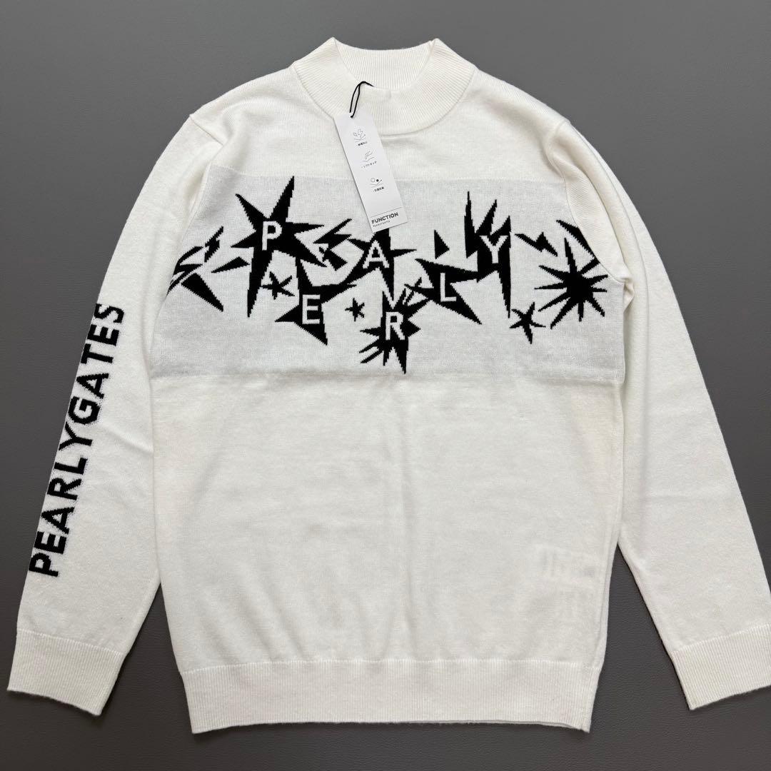 新品未使用✨パーリーゲイツ ツインニット 裏地付きベスト 白 M