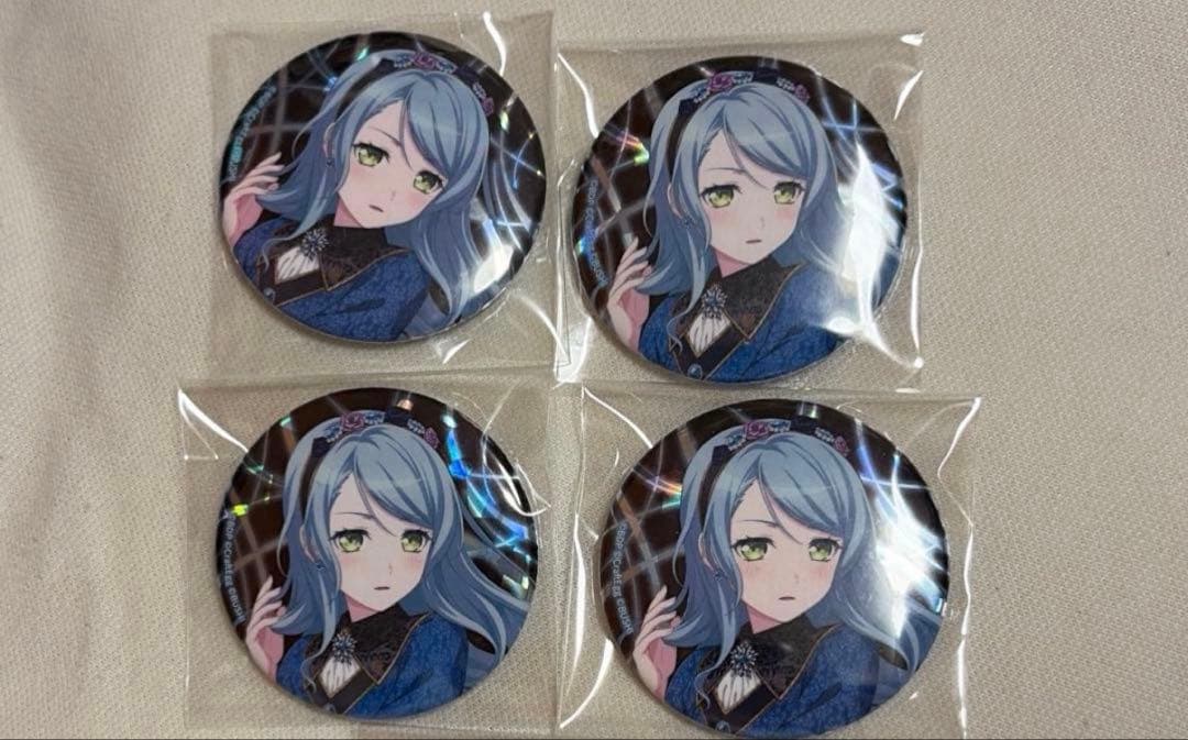 バンドリ Roselia 氷川紗夜 Farbe 缶バッジ　3点のみ