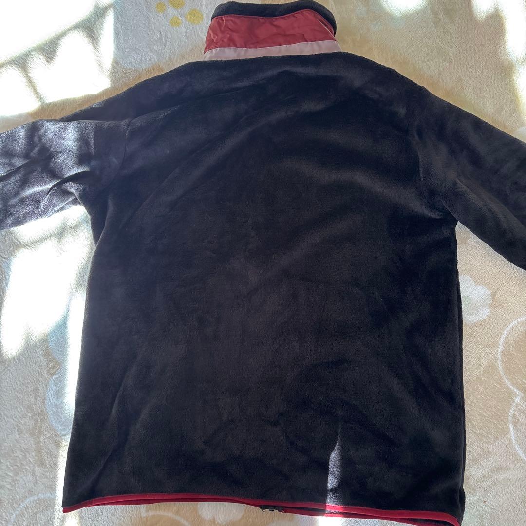 鹿島アントラーズ 長袖 フリース ジャケット 黒 赤 XL