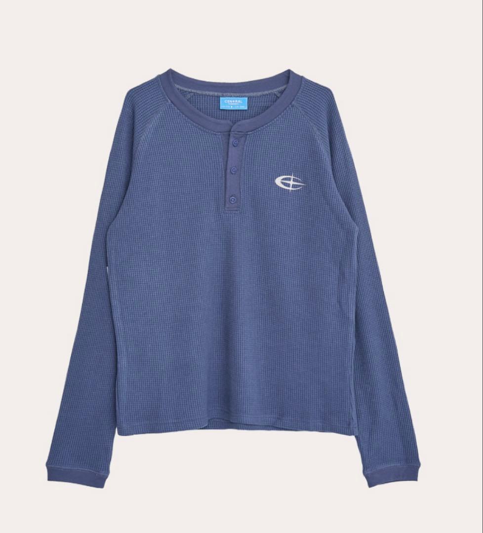 KING GNU CEN＋RAL ワッフルTシャツ　Lサイズ　ブルーグレイ