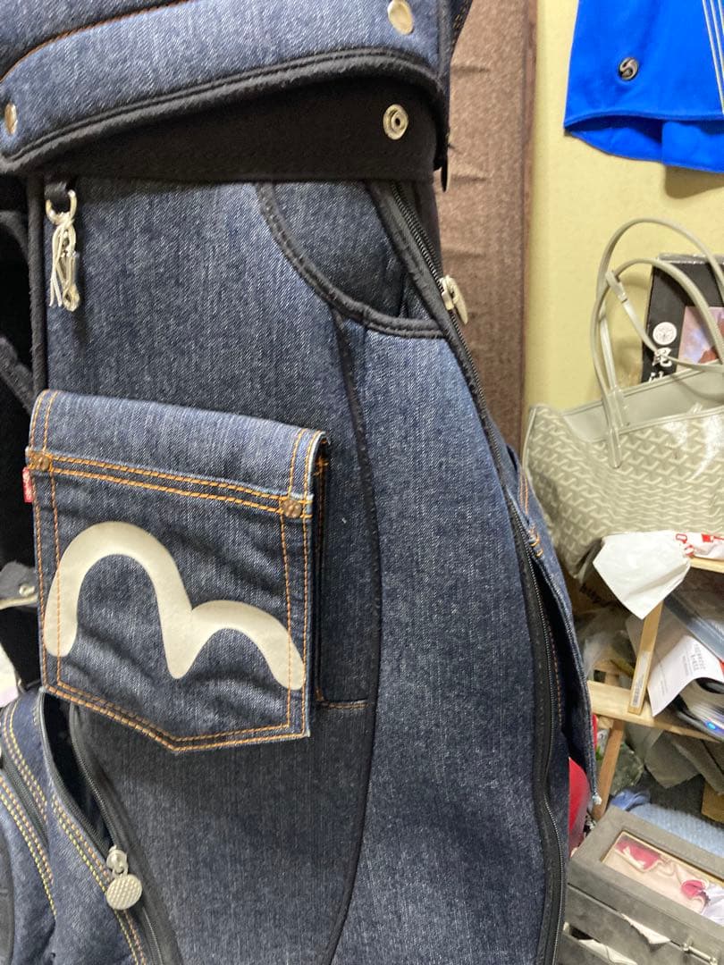 evisu ゴルフバッグ　壊れてます　パターおまけであげます　エヴィス