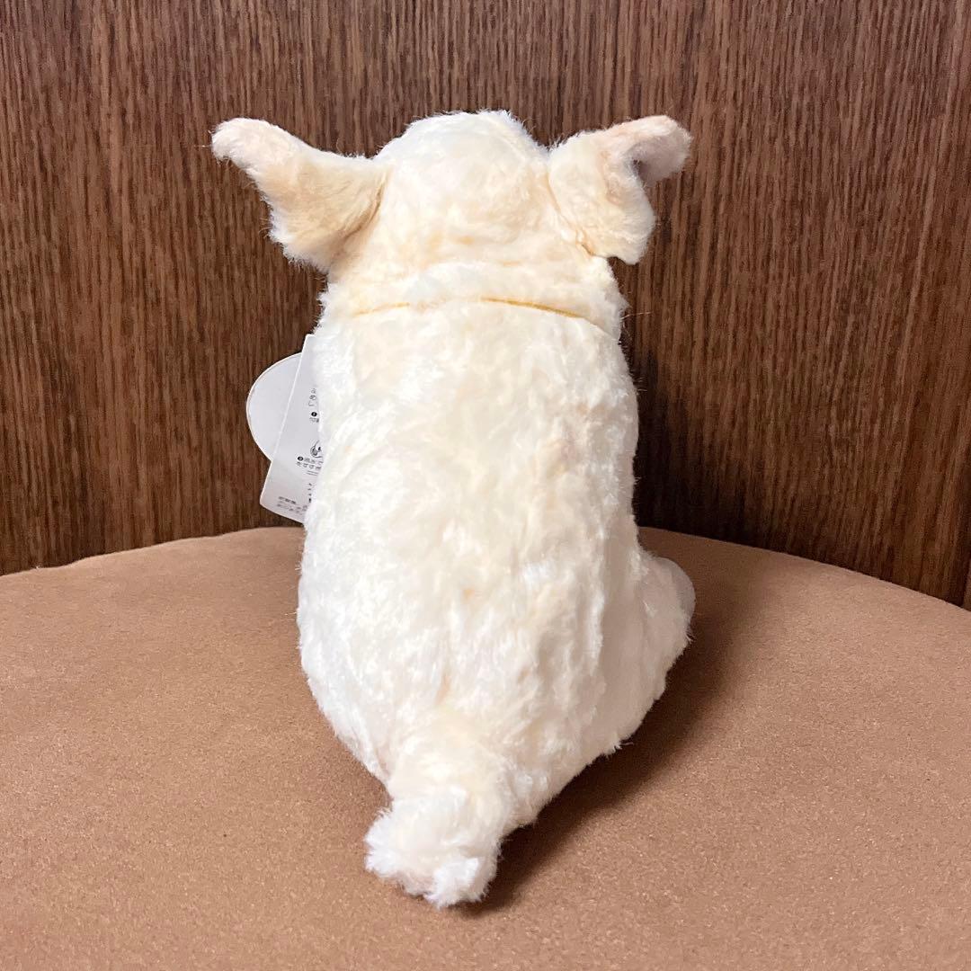 年代物 ぬいぐるみの童心 DOUSIN おすわりブタ チンチラS アイボリー