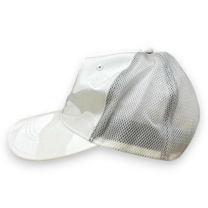 超美品 マーク＆ロナ スカル刺繍 迷彩 メッシュ キャップ 帽子 ゴルフ