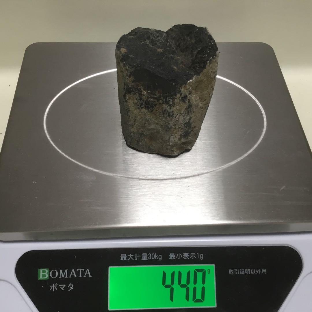 国産鉱物　トルマリン 約438g 福島県　石川町　⭐︎鉄電気石⭐︎