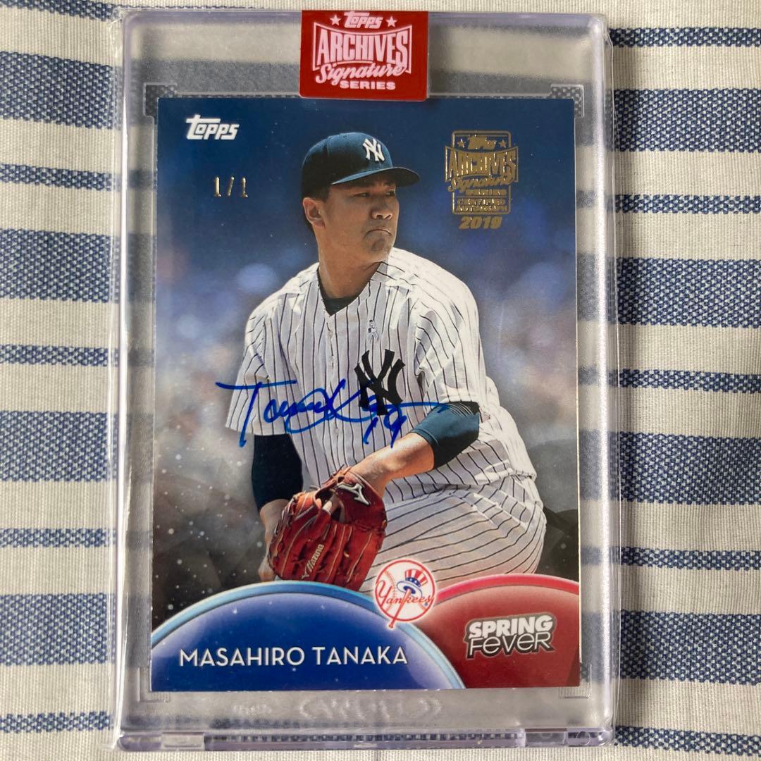 田中将大　直筆サイン　1枚限定 1of1 楽天イーグルス　BBM 直書き