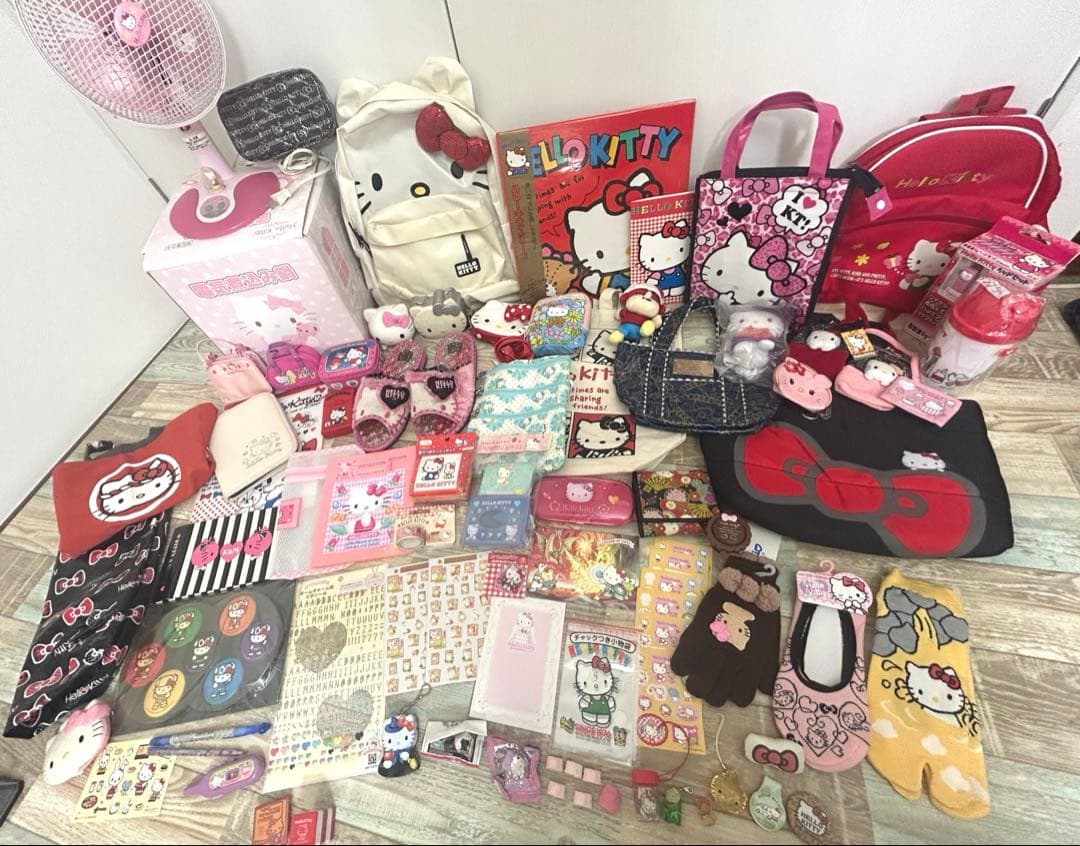 キティちゃん　まとめ売り　平成レトロ　サンリオ　扇風機　電気煮込み鍋