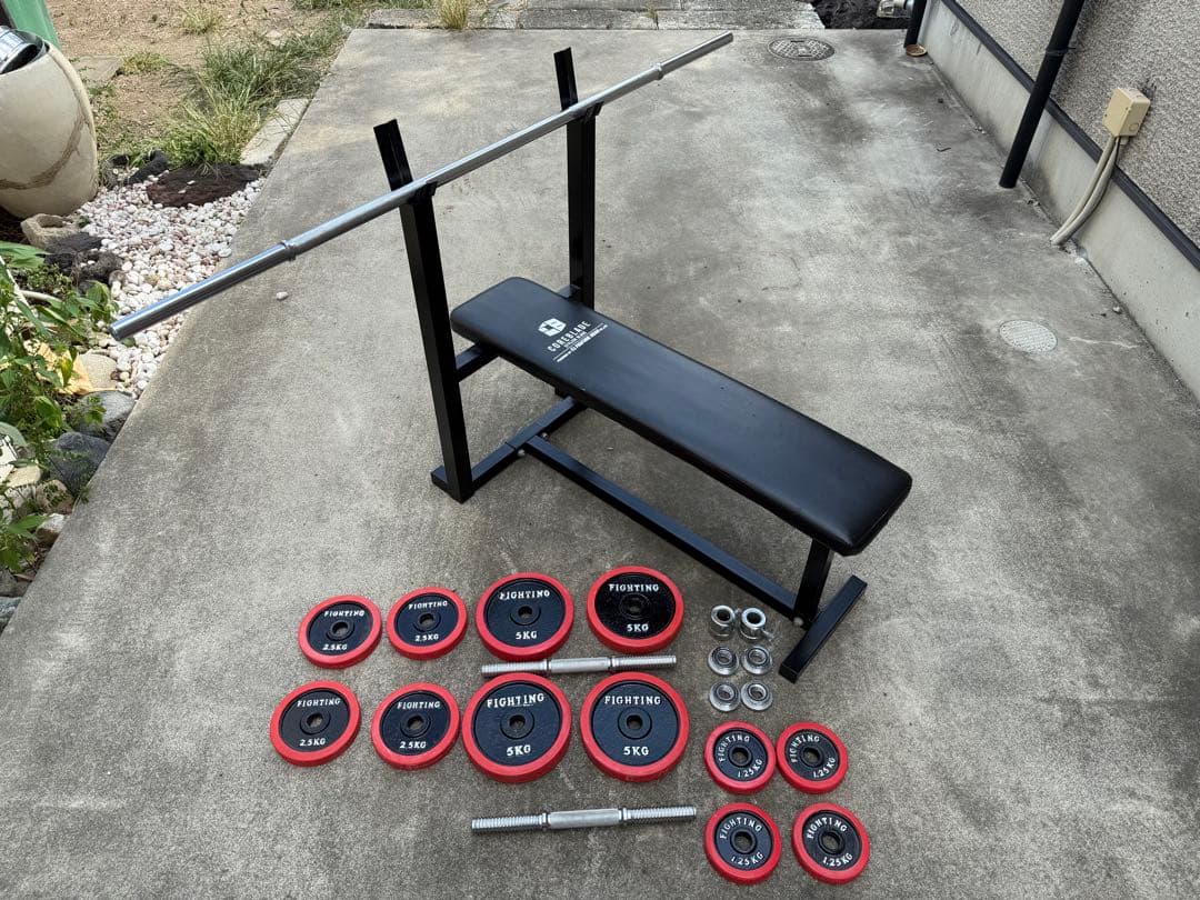 「引取り限定」8500円　ファイティングロード　ダンベルベンチセット
