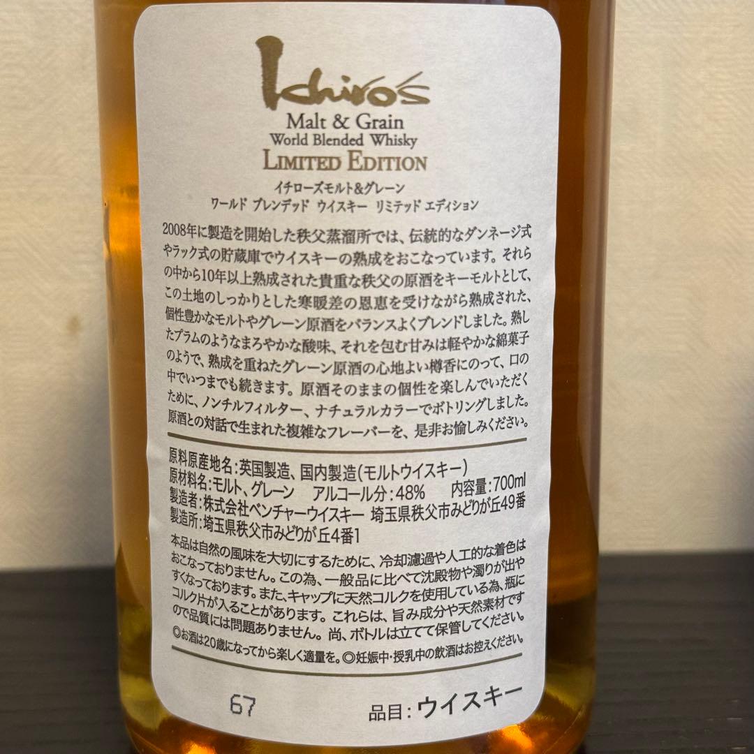 イチローズモルト　20周年とリミテッドの2本セット