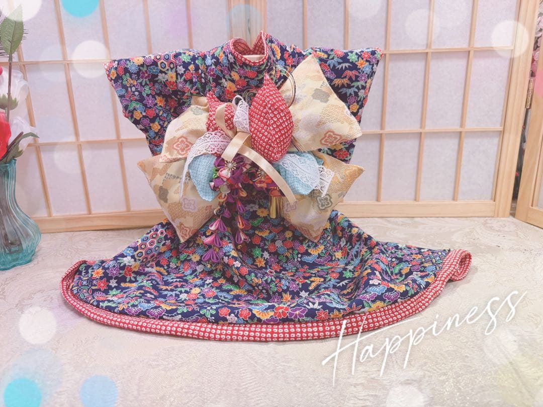 B440.pon2pan2☆犬お着物☆犬オーダーお着物☆犬お引き摺りお着物