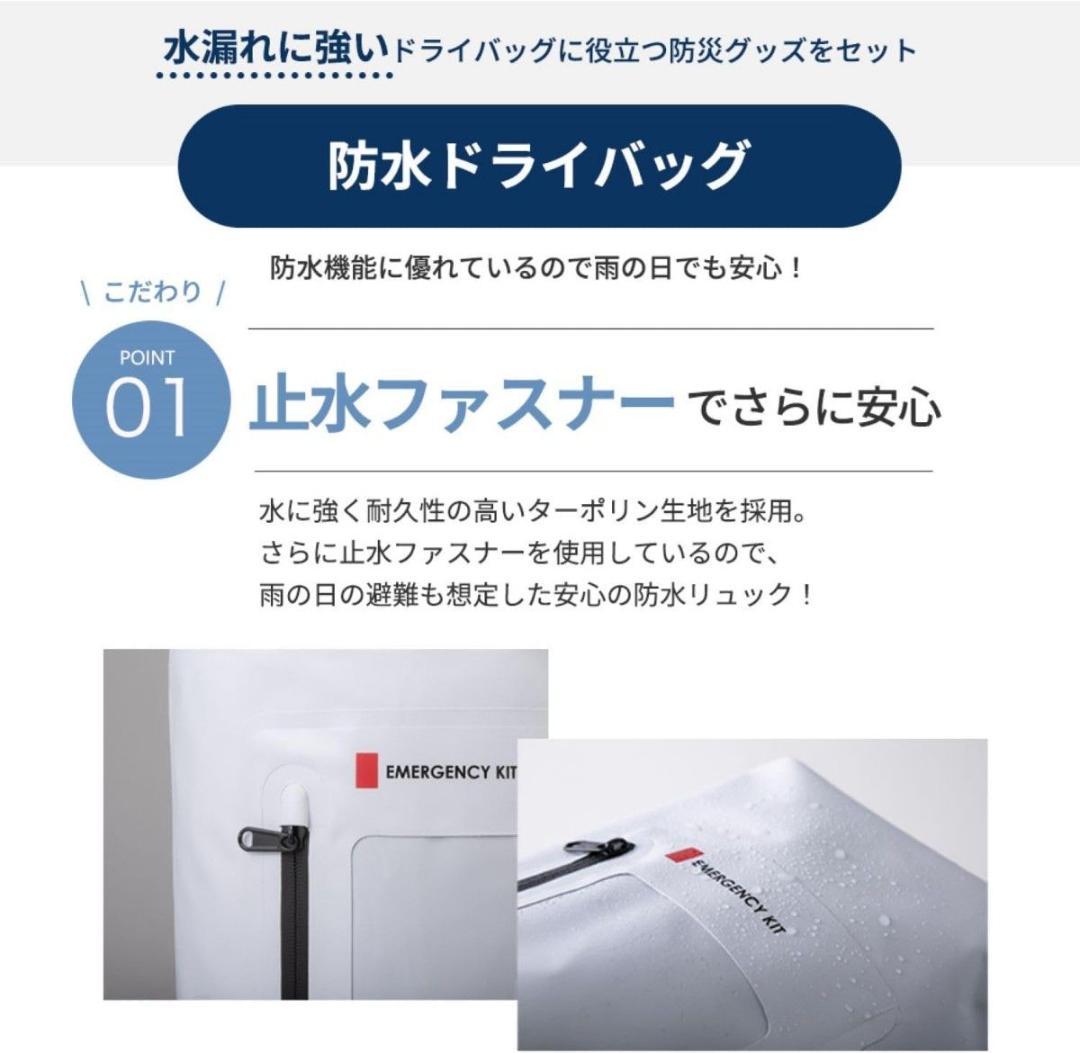 岸田産業 防災セット 緊急防災31点セット (2000E) 災害グッズ リュック