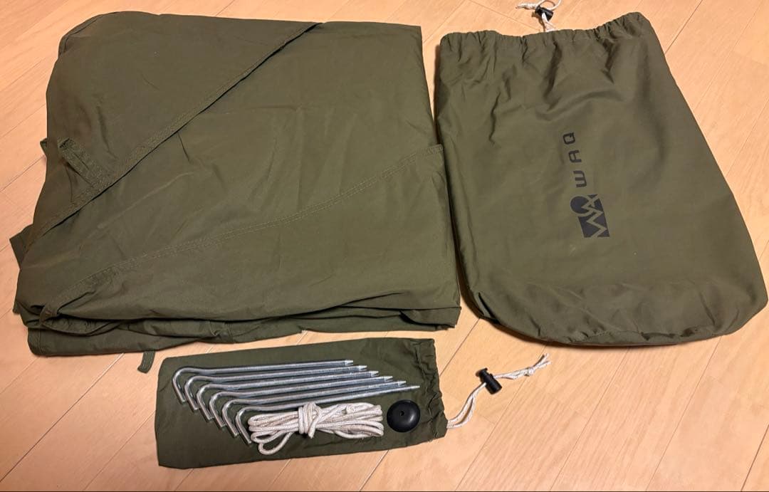 WAQ Alpha TC SOLO DX 専用フロントウィンドウ オリーブ