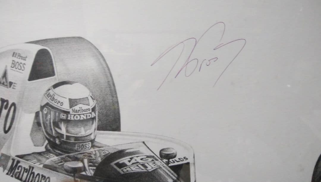 アランプロスト　1989年　F1 直筆サイン入りリトグラフ　限定品250