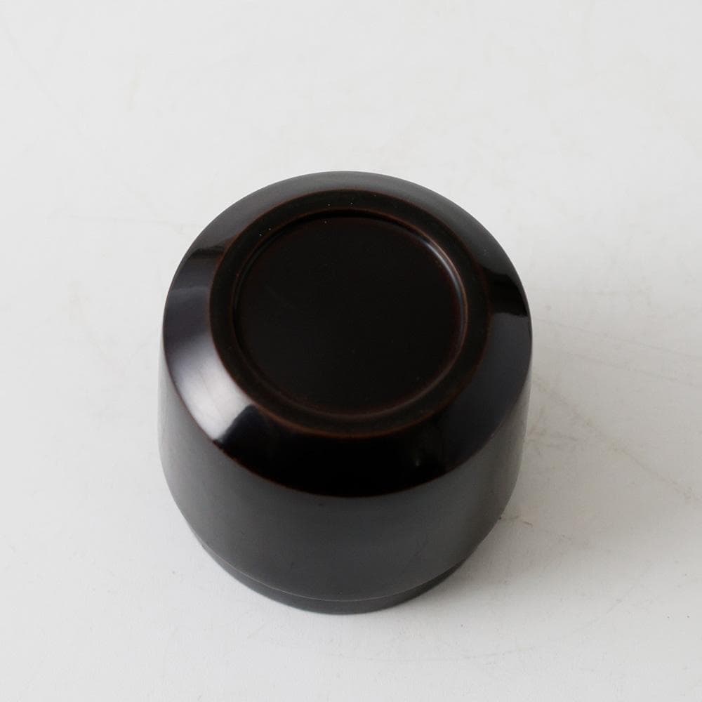 蒔絵師 建堂 輪島塗 雪吹黒 棗 茶道具 共箱