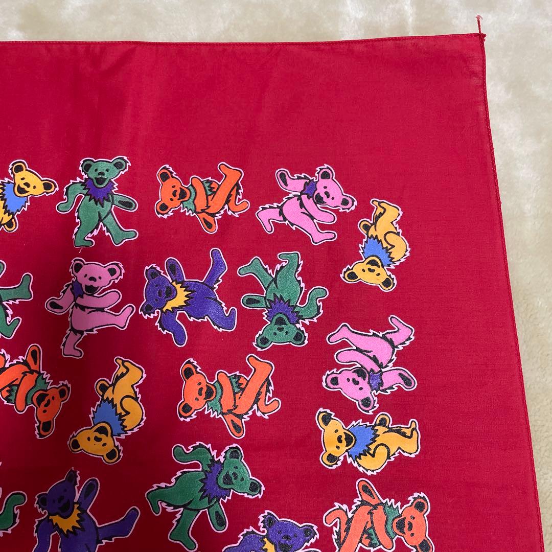 新品未使用　90ｓグレートフルデッド 1995年製デッドストック　バンダナ