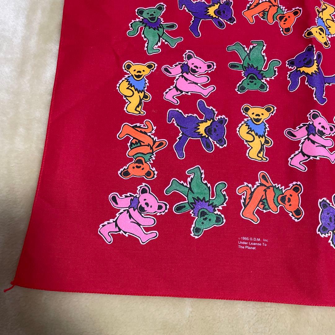 新品未使用　90ｓグレートフルデッド 1995年製デッドストック　バンダナ