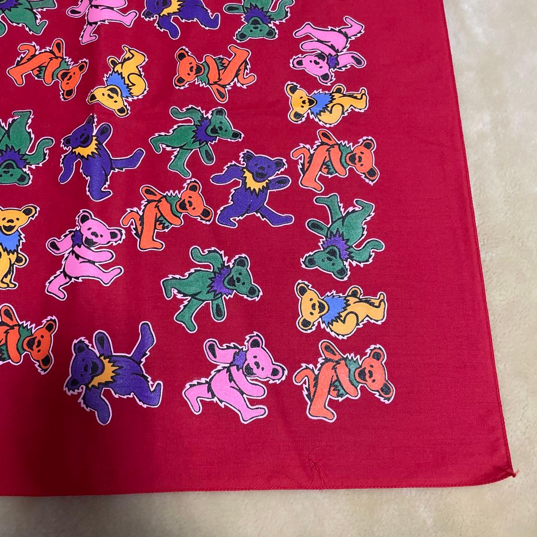 新品未使用　90ｓグレートフルデッド 1995年製デッドストック　バンダナ