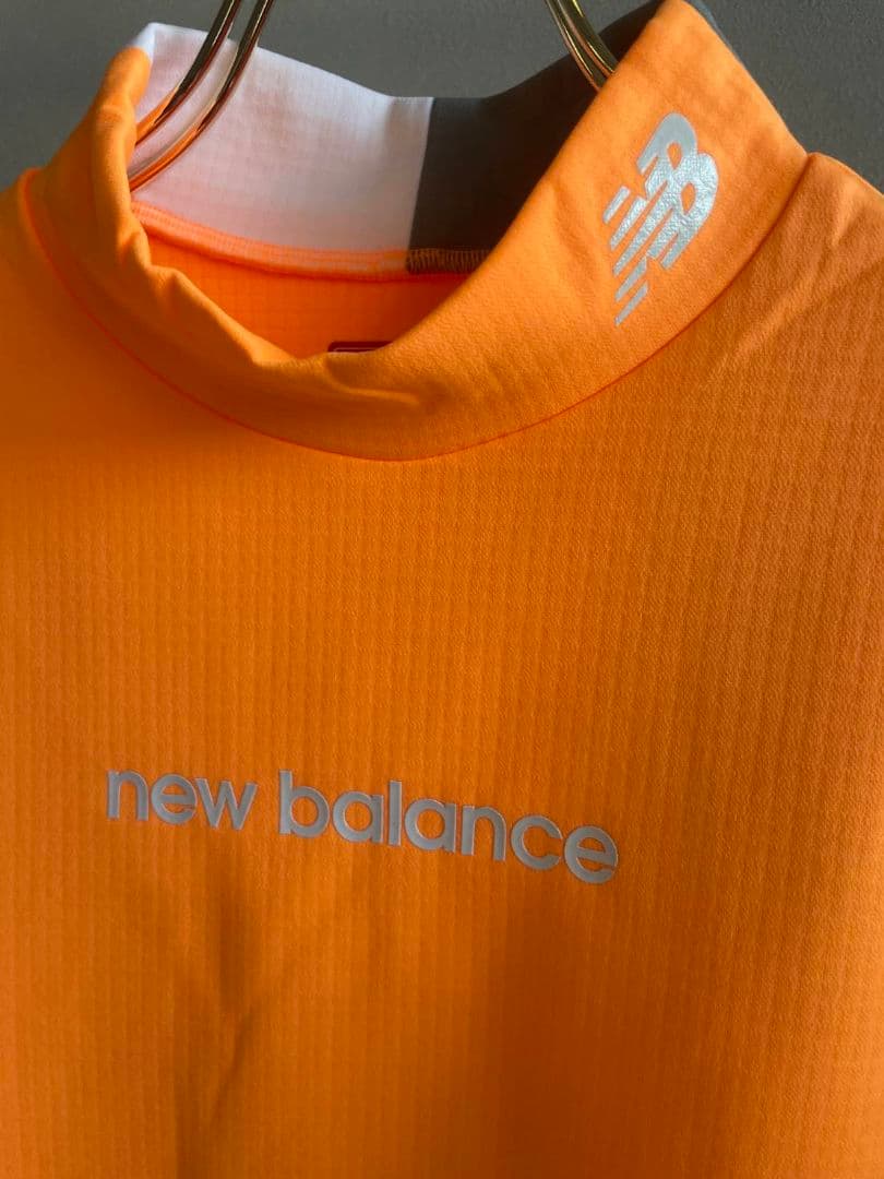 New balance　モックネック長袖ストレッチシャツ