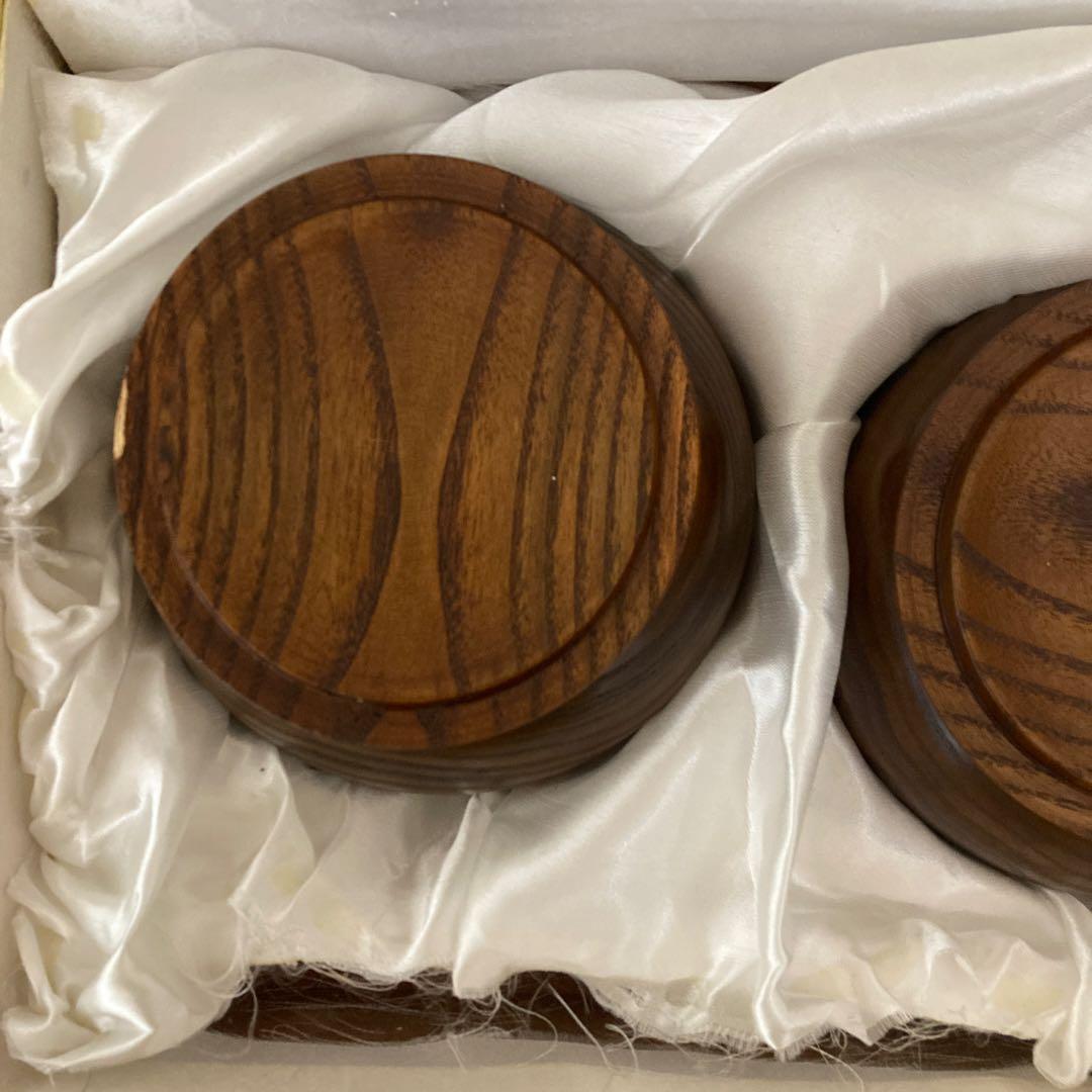 「K」瑪瑙碁石　白黒囲碁石セット