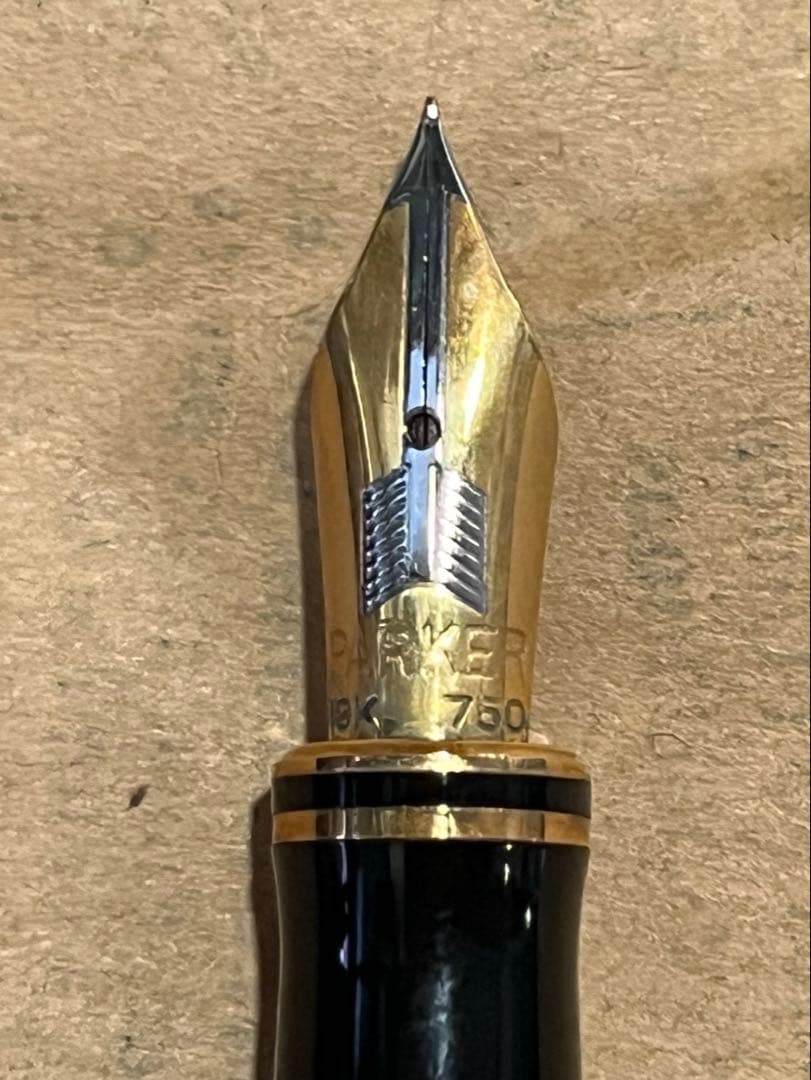 パーカー 万年筆 デュオフォールド インターナショナル マーブルブルー