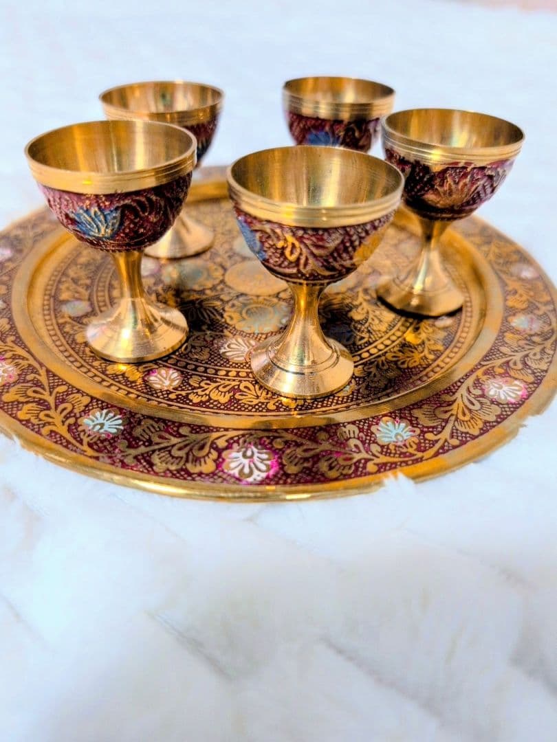 真鍮/ティーポットセット/中東/ヴィンテージ/アンティーク/新品