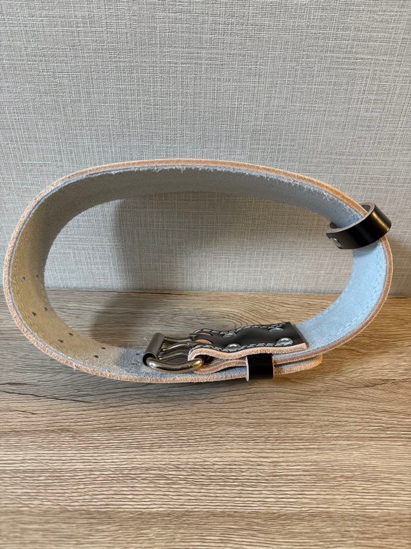 【新品未使用】ゴールドジム GOLD’S GYM EXレザーベルト 筋トレ