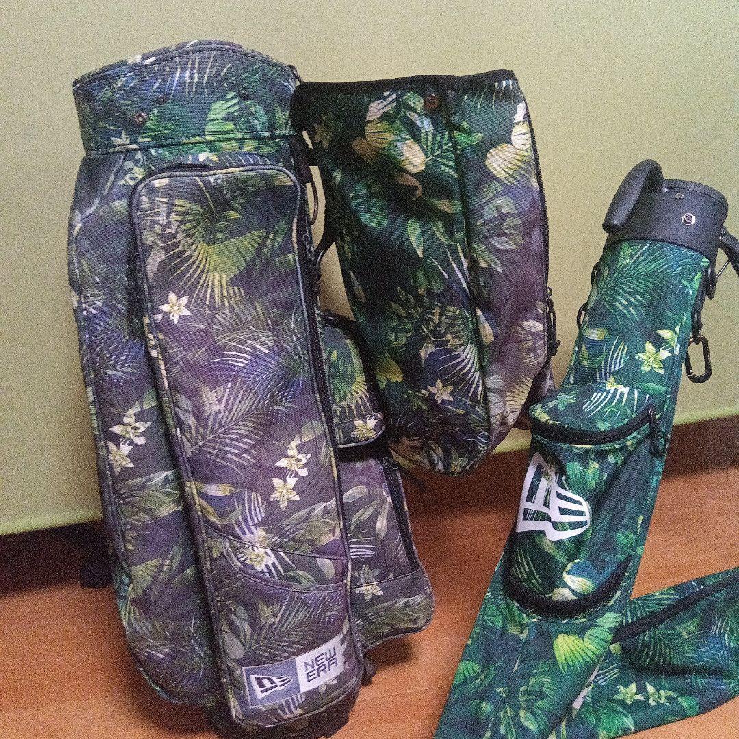 New Era ニューエラ　キャディバッグ ボタニカル　クラブスタンド２点セット