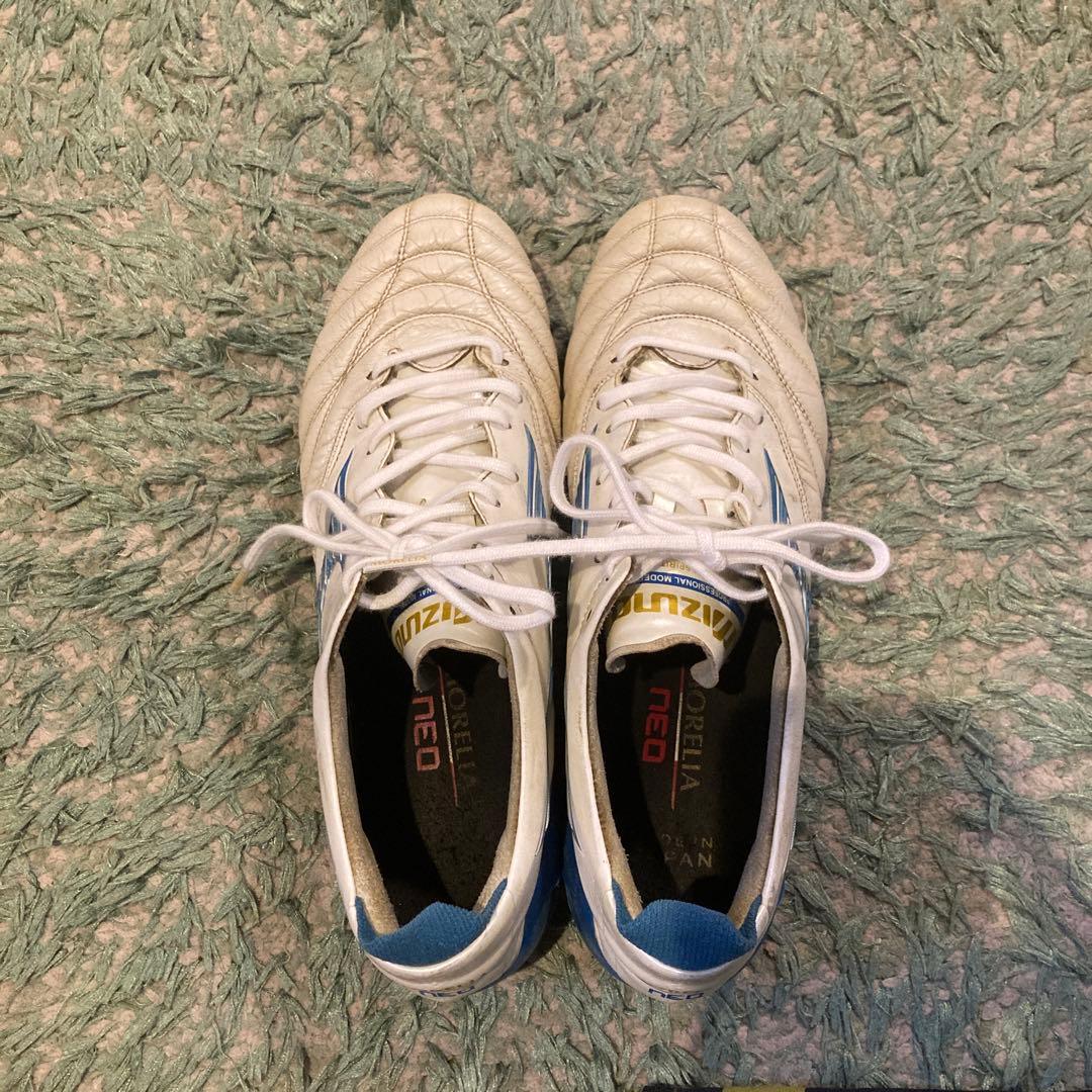 Morelia Neo モレリアネオ4 ホワイト/ブルー　26.5cm