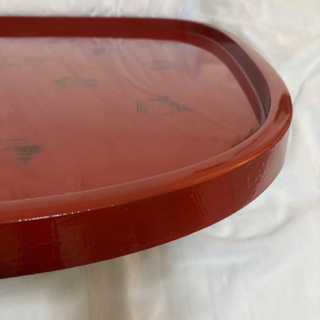 漆器のアソベ　大型　盆　テーブル　アンティーク　75.5センチ