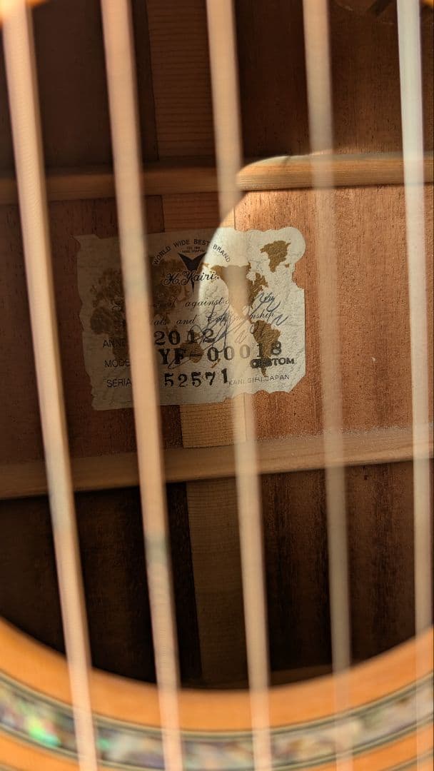K.yairi アコースティックギター カスタムオーダー k yairi ヤイリ