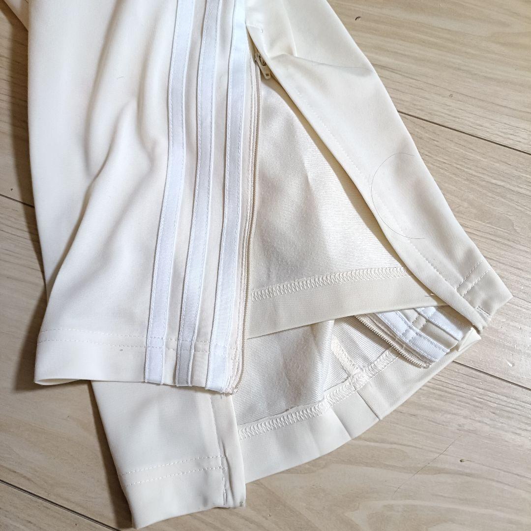 アディダス 白 ファイヤーバード トラックパンツ ジャージ下 人気 メンズS匿名