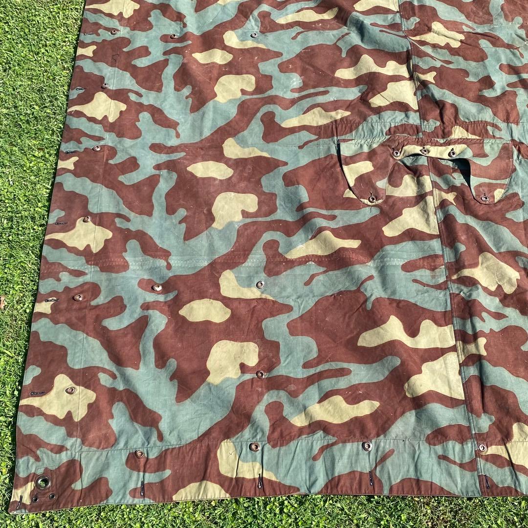 え*ち様 【レア】イタリア軍　軍幕　サンマルコ迷彩　2枚セット　ミリタリー　テン